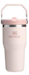 Világos rózsaszín rozsdamentes acél termosz 600 ml IceFlow™ Flip Straw 2.0 Tumbler Rose Quartz – Stanley
