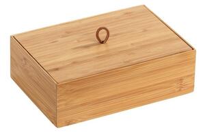 Terra bambusz tárolódoboz fedéllel, szélesség 22 cm - Wenko