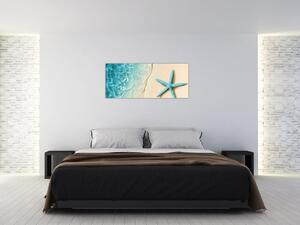 Kép - Tengeri csillag a tengerparton (120x50 cm)