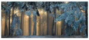 A havas erdő képe (120x50 cm)