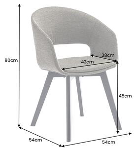 Design szék Colby zöld