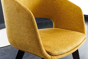 Design szék Colby mustársárga
