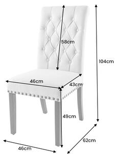 Design szék Queen II bézs