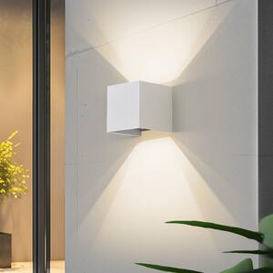 Lindby Smart LED kültéri fali lámpa Dara, 10 cm, fehér, CCT Tuya