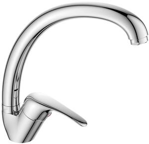 Aqualine Aqualine, KASIOPEA 35 szabadon álló mosogató csaptelep, magas kar, króm, 1107-65