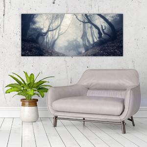Kép - Erdő a ködben (120x50 cm)