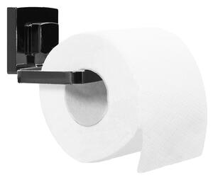REA - WC-papír tartó, fekete, HOM-00554