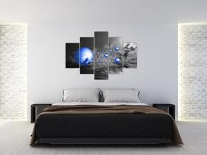 Világoskék gömbök képe (150x105 cm)