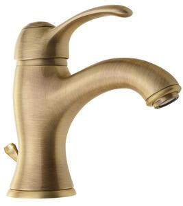 Sapho Sapho, KIRKÉ szabadon álló mosdócsap lefolyóval, bronz, KI02B