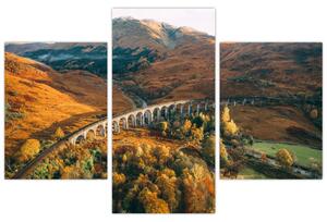 Híd képe a skót völgyben (90x60 cm)