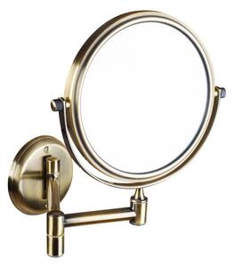 Sapho, Függesztett kozmetikai tükör, átmérő 150 mm, bronz, XP012