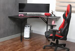 MEDR számítógépasztal, 120x76x120, fekete