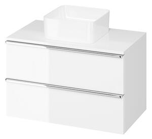 Cersanit - VIRGO akasztós szekrény a mosogató alatt pulttal 80cm, fehér-króm, S522-026