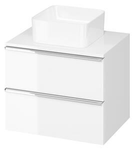 Cersanit - VIRGO akasztós szekrény a mosogató alatt pulttal 60cm, fehér-króm, S522-040