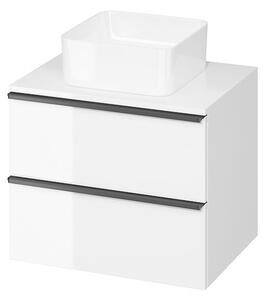 Cersanit - VIRGO akasztós szekrény a mosogató alatt pulttal 60cm, fehér-fekete, S522-019