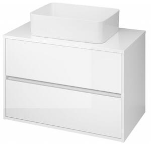 Cersanit Crea - falra szerelhető mosdószekrény 80cm, fehér fényű, S924-005