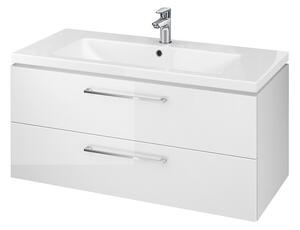 Cersanit Lara Como - akasztós szekrény és mosdó készlet 100 cm, fehér, S801-191-DSM