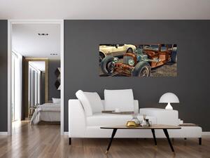 Barna autó képe (120x50 cm)