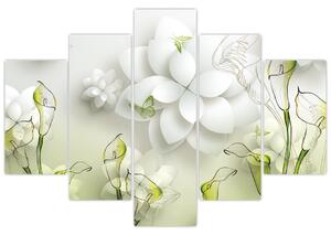 Kép virággal (150x105 cm)