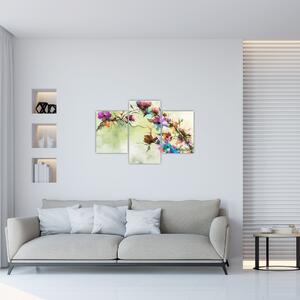 Kép - Virág festménye (90x60 cm)