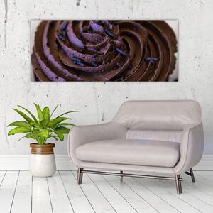Kép - Csokoládé Cupcake (120x50 cm)