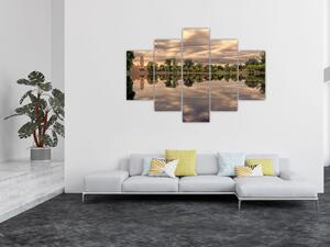 A tó és a fák képe (150x105 cm)