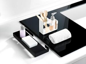 Deante Mokko kiegészítők, fürdőszobai tálca, fekete matt, ADM_N512