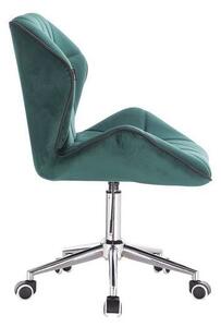 HR212K Sötétzöld modern velúr szék