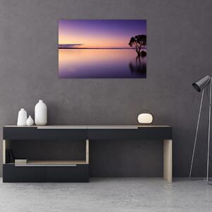 A vízfelszín képe napkeltekor (90x60 cm)