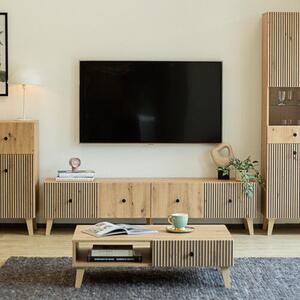BERLIN TV-szekrény, 180 cm, 2 ajtós | Artisan Tölgy