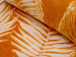 FIEN mikroplüss pléd 150x200 cm, narancssárga
