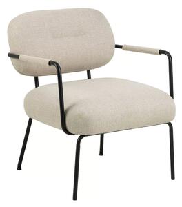 Fotel Norsica 671, Kárpit, 80x66x72cm, Bézs, Fekete