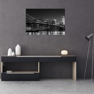 A New York-i Brooklyn-híd képe (90x60 cm)
