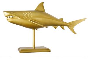 Shark aranyszínű dekoráció 100 cm