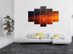 Vitorlás naplementekor (150x105 cm)