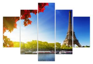 Kép - ősz Párizsban (150x105 cm)