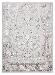 SAHARA Modern mintás vintage szőnyeg világos bézs színű és szürke Szélesség: 80 cm | Hossz: 150 cm