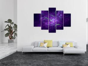 Kép - lila absztrakció (150x105 cm)