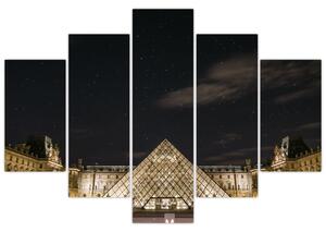 Kép - Louvre éjjel (150x105 cm)