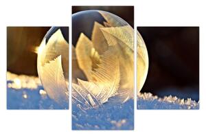 Kép - fagyott buborékok (90x60 cm)