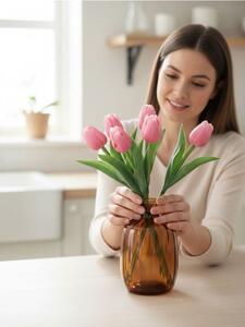 Sinsay - Dekoratív virágcsokor – tulipánok - rózsaszín