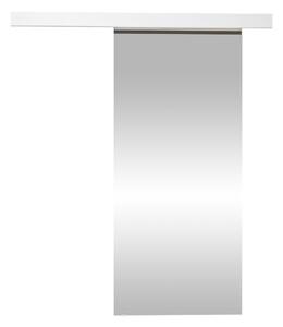 MIRAN 2 tolóajtó tükörrel - 70 cm, fehér