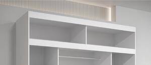 UNI 200 felső szekrény - fehér / artisan tölgy