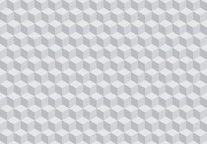 Fotótapéta - 3D fehér mozaik (152,5x104 cm)