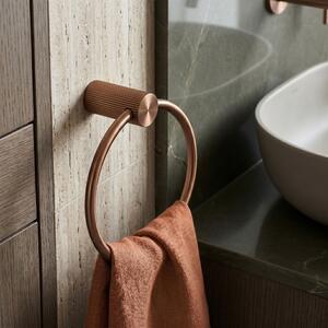 Fürdőszobai akasztó Ring 64106 SOLO Brush Copper