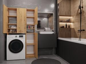 RISTO 2 fürdőszobai szekrény a mosógép felé - artisan tölgy