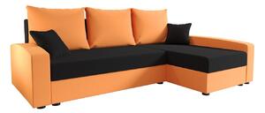 Praktikus CATALINA ülőgarnitúra - narancssárga / fekete