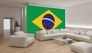 Fotótapéta - Brazília zászlaja (152,5x104 cm)