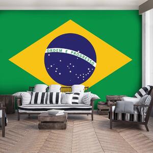 Fotótapéta - Brazília zászlaja (152,5x104 cm)