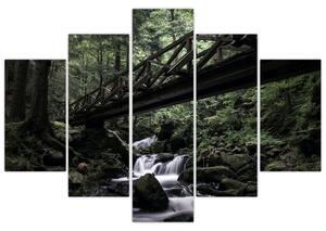 Fekete erdő képe (150x105 cm)